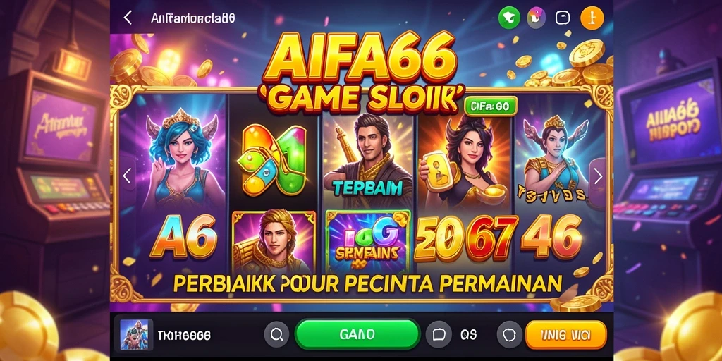 Tangkapan layar AIFA66 memperlihatkan gameplay seru permainan Slot.