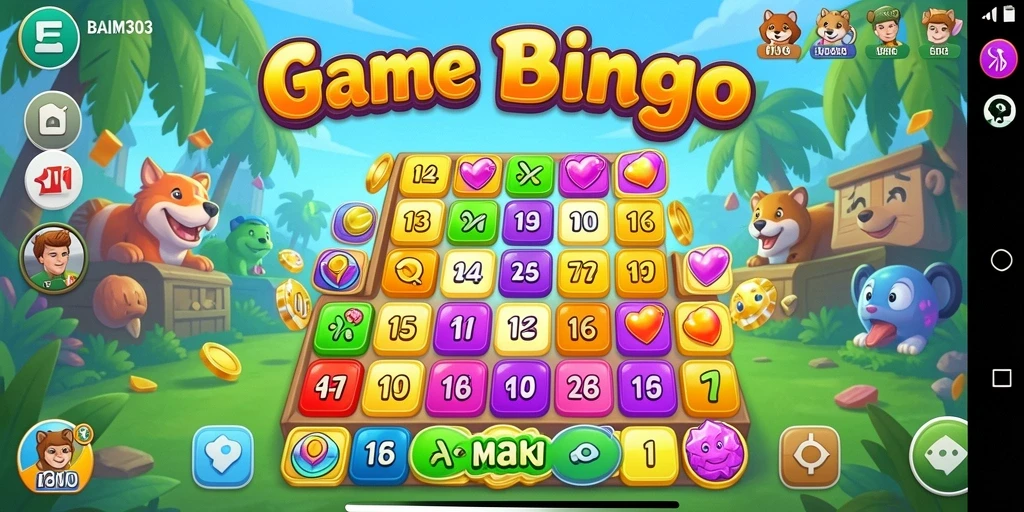 Tampilan gameplay seru dalam BAIM303 yang membuat Bingo semakin mengasyikkan.