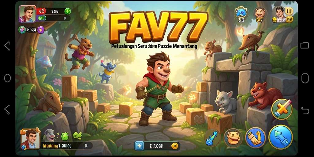 Tampilan gameplay FAV77 yang menawan dalam puzzle seru.