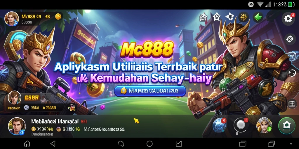 Tampilan antarmuka MC888 yang menarik dan fungsionalitas utamanya.