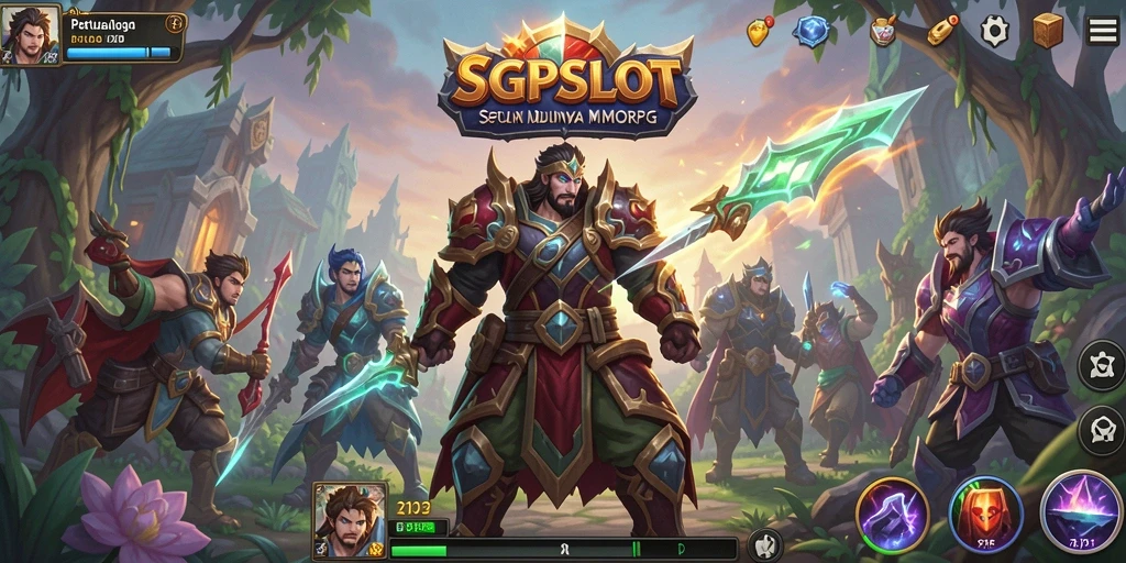Screenshot gameplay SGPSLOT yang menunjukkan aksi pertempuran seru.